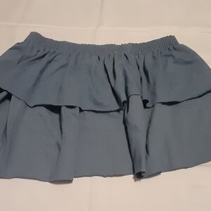 🖤4/$10 Blue Ruffled Women's 2x Skirt